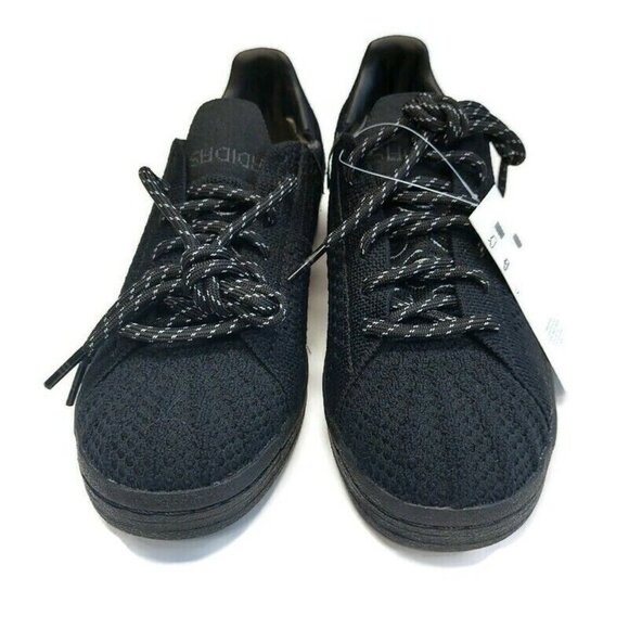 Adidas Originals Mens Sz 5 PW Pharrell Williams Superstar Sneakers Black GX2482 - Picture 5 of 8